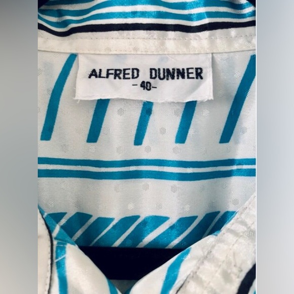 VTG Alfred Dunner Print Button Down Blouse Size 40 (L) - Picture 8 of 15